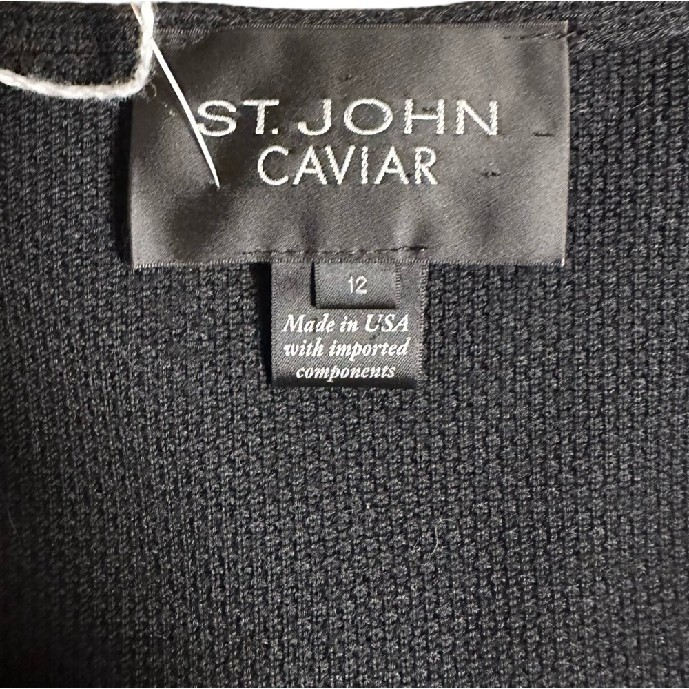 St. John Classic Knit Coat/Jacket - Picture 7 of 9